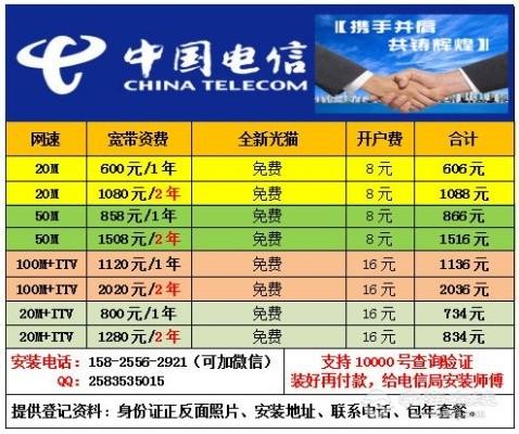 电信光纤域名是多少钱